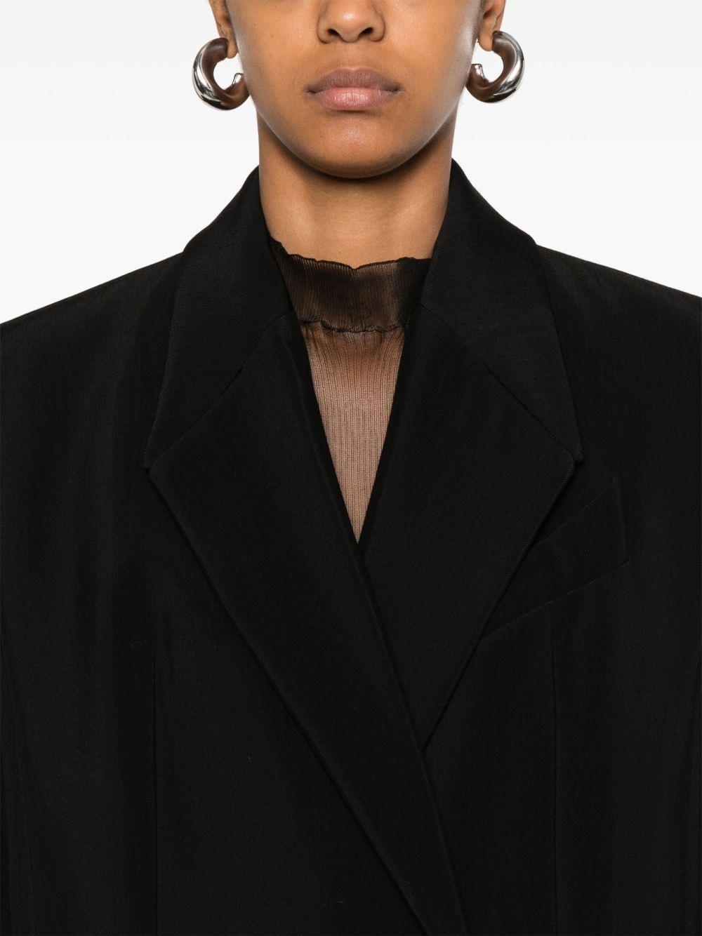 single-breasted coat - 5