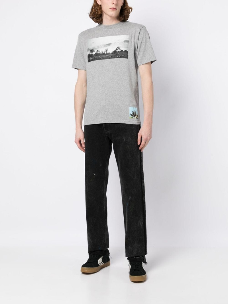 UNDERCOVER photograph-print cotton T-Shirt outlook