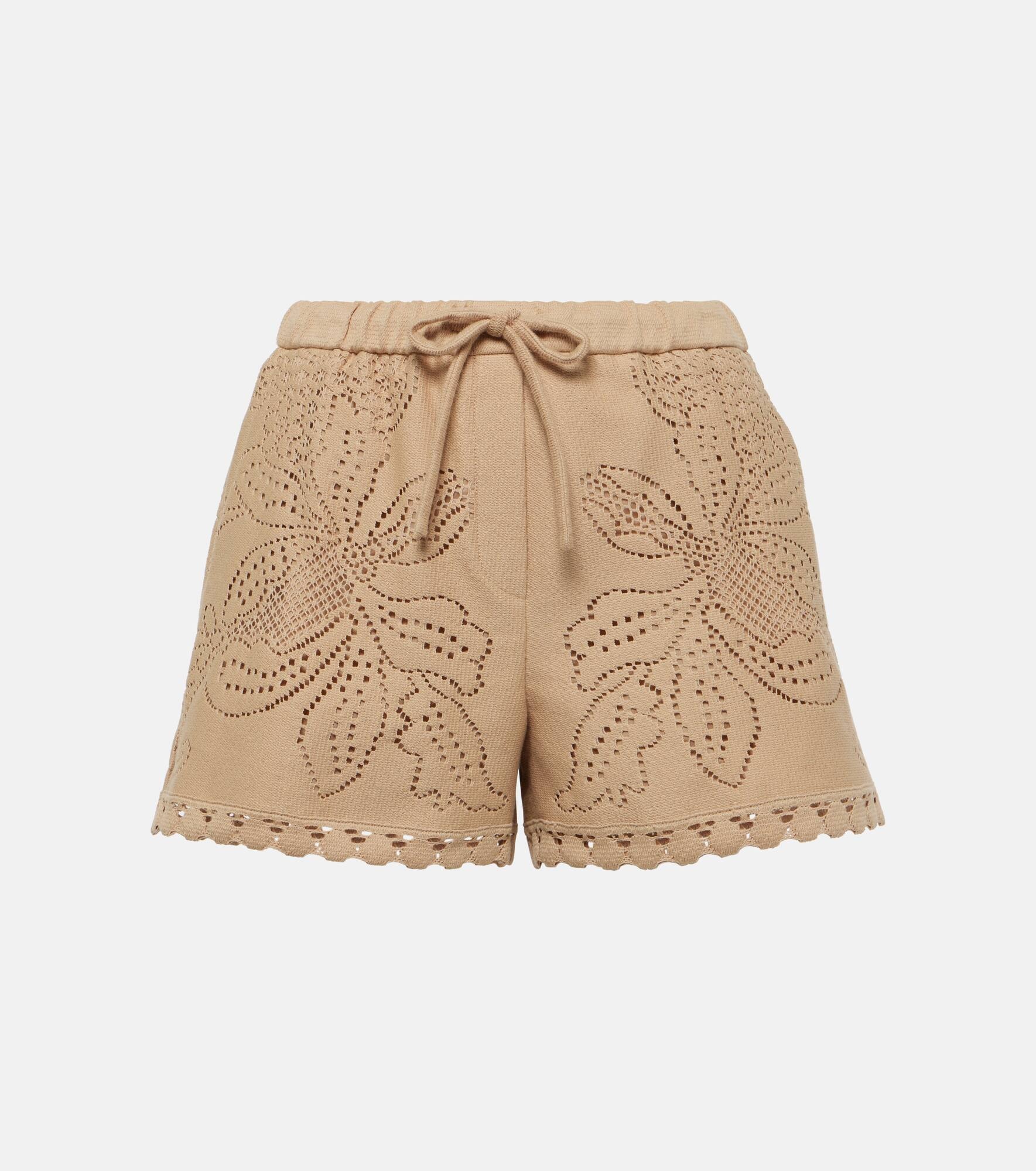 Guipure lace shorts - 1