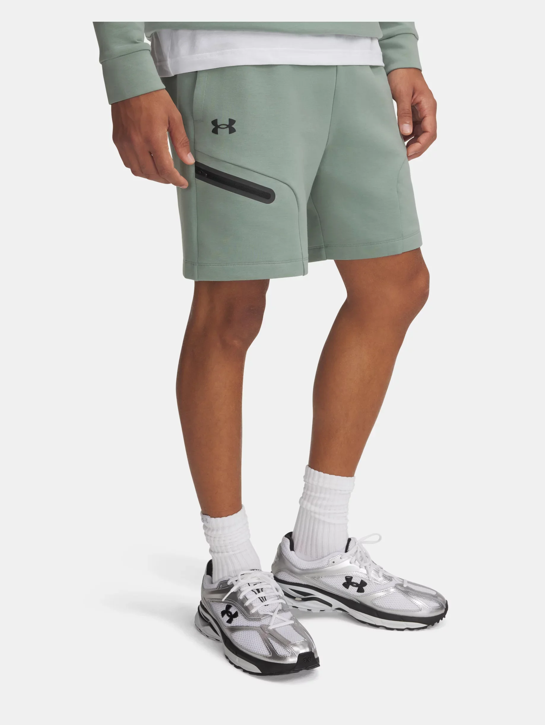 Men's UA Unstoppable Fleece Shorts - 1