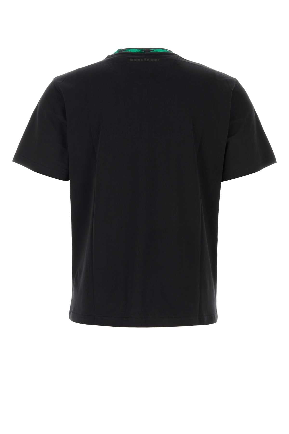 Wales Bonner Men Black Cotton Original T-Shirt - 2