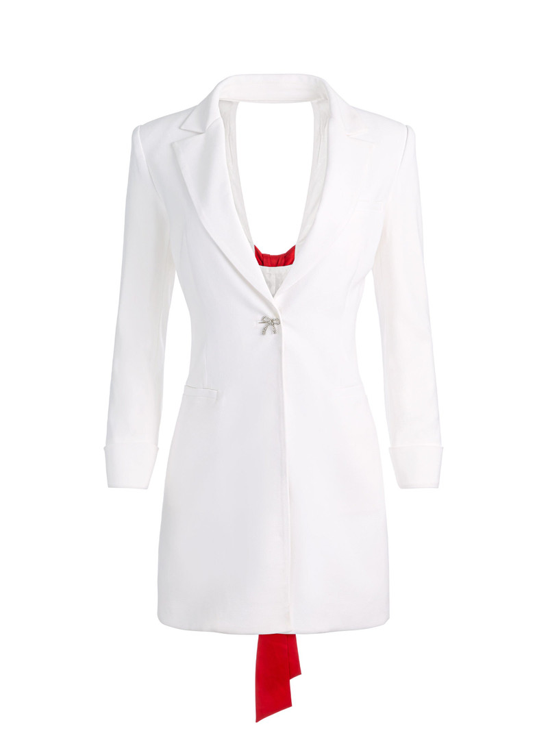 SHAWN BOW BACK BLAZER DRESS 1