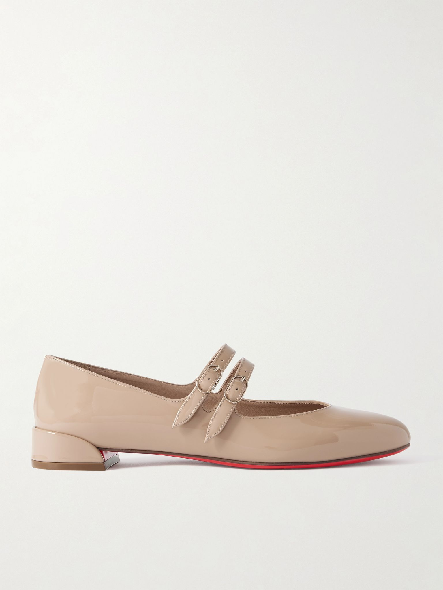Sweet Jane patent-leather flats Beige - 1