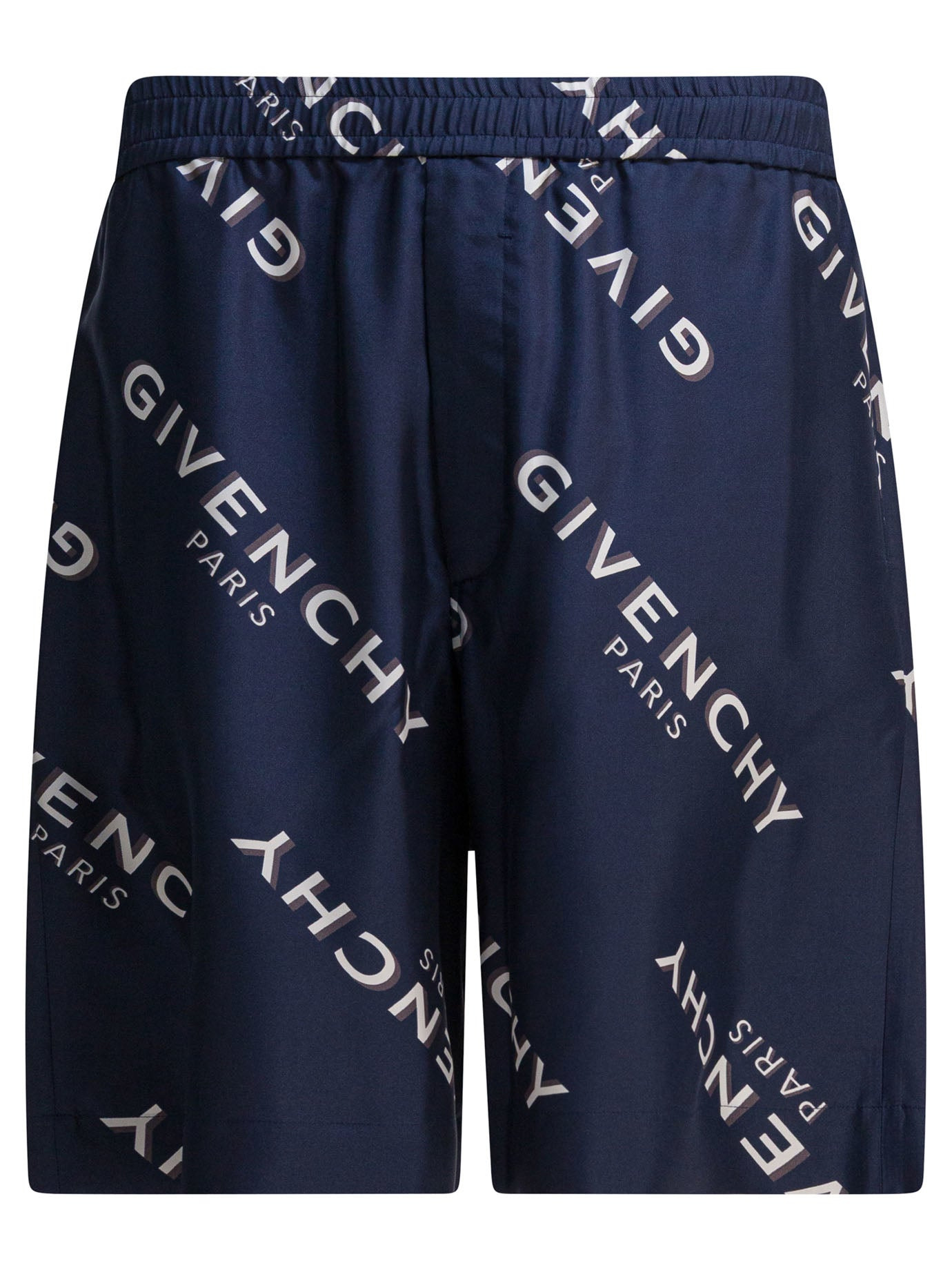 Givenchy Shadow Shorts Blue - 1