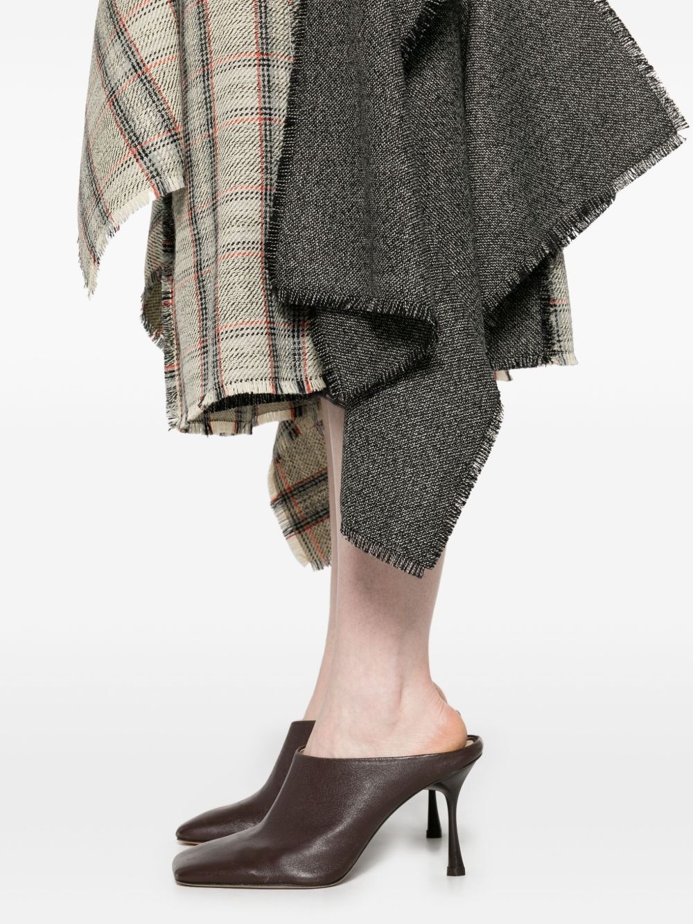 asymmetric midi skirt - 5