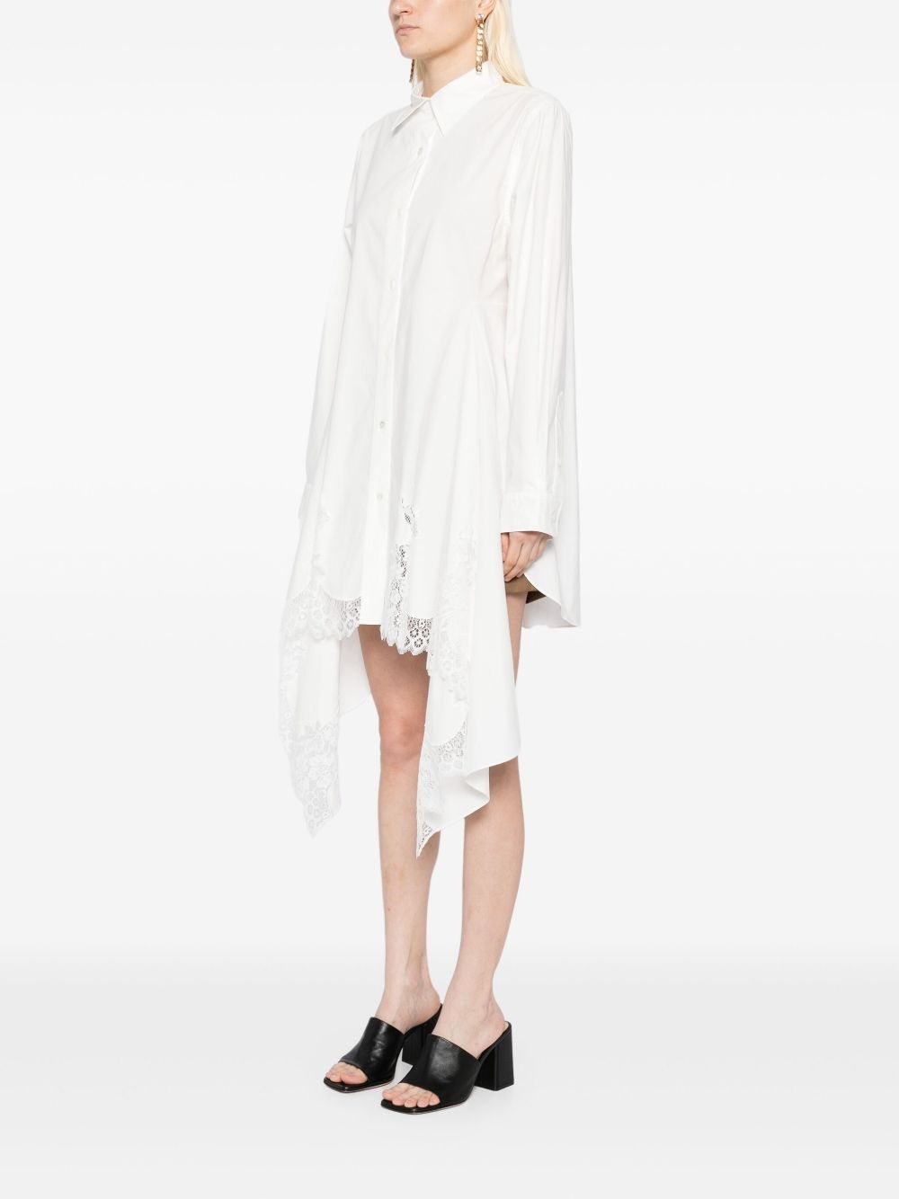 lace shirt dress - 3
