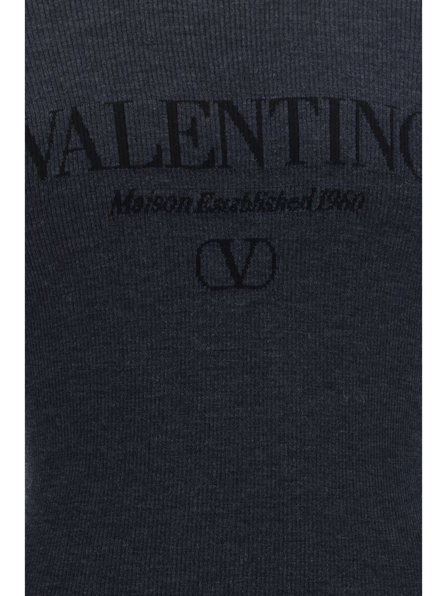 Valentino Grey Wool Knitwear - 3