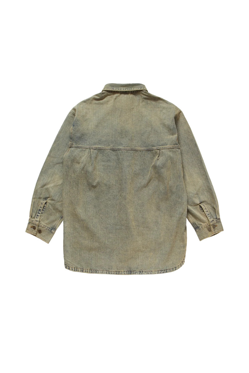 entire studios Entire Studios Herculean Denim Shirt Surface Wave outlook