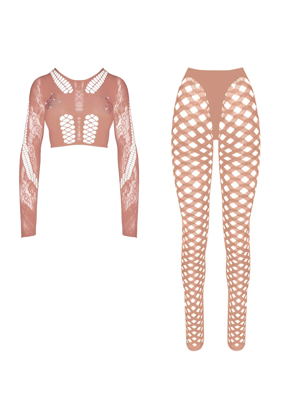 HARLOW TOP X LORNA LEGGINGS MARLBORO - 1