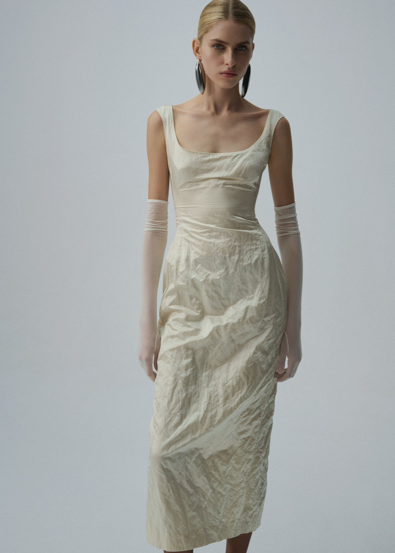 Mesh gloves in white 5