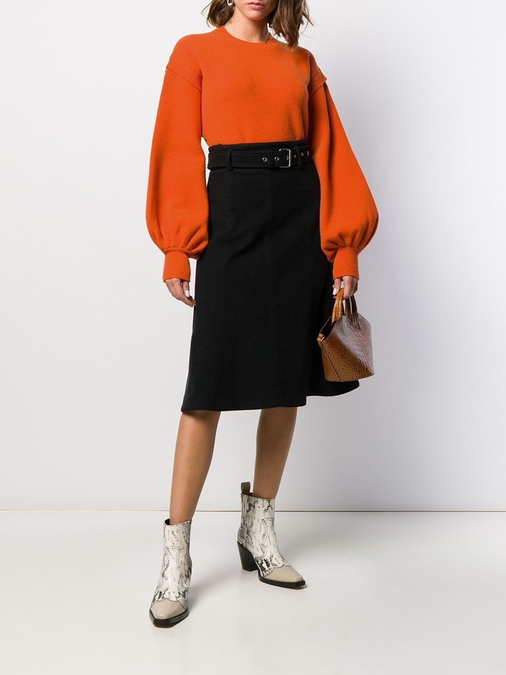 BALLOON SLEEVE JUMPER - 2