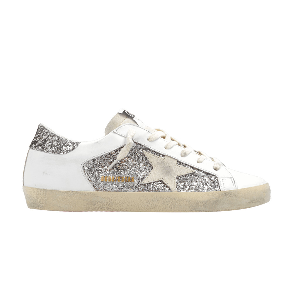 Golden Goose Wmns Superstar 'Glitter - White Seedpearl' - 1