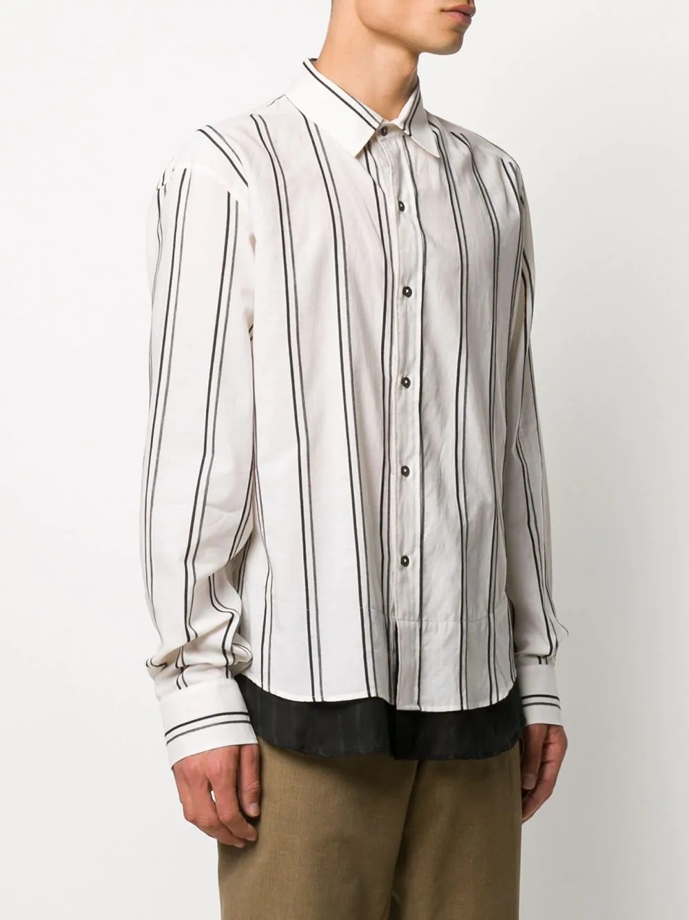 striped long-sleeve shirt - 3