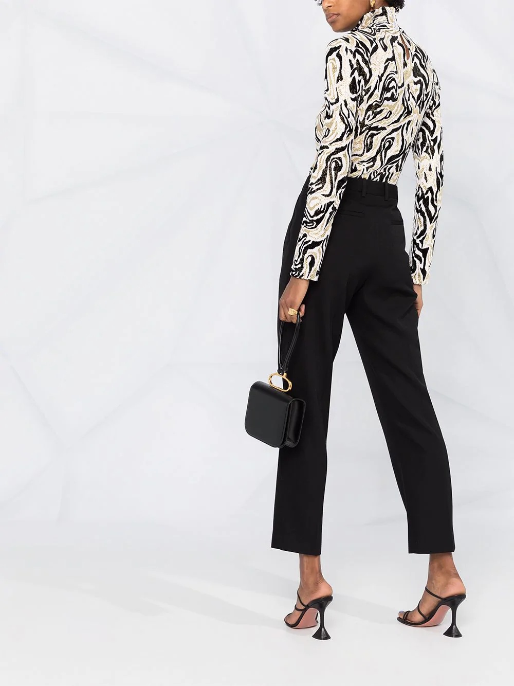 tailored cropped trousers - 4