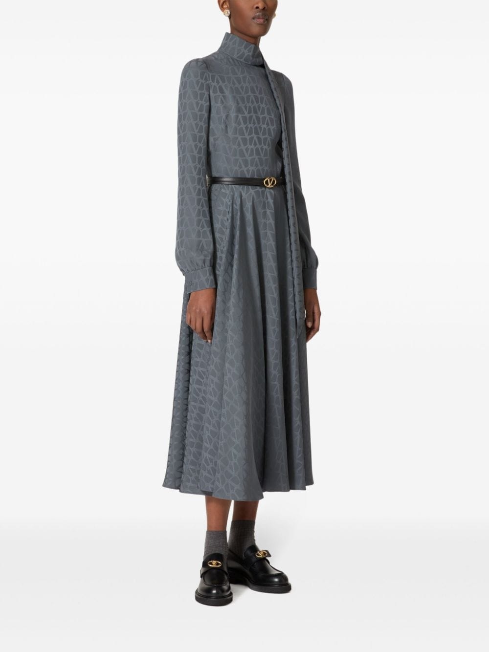 Iconograph print midi dress - 2