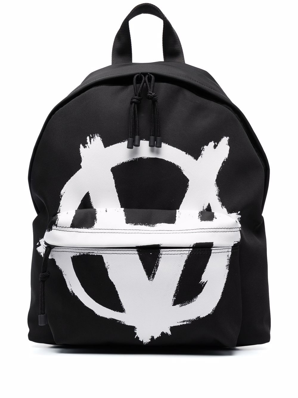 logo-print backpack - 1