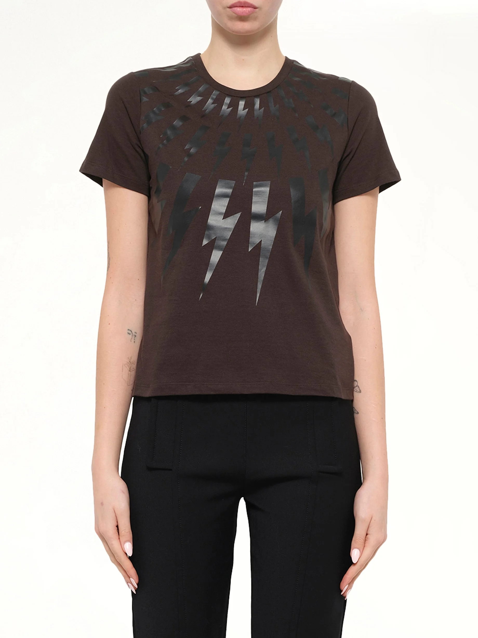 T-Shirt in Brown - 1