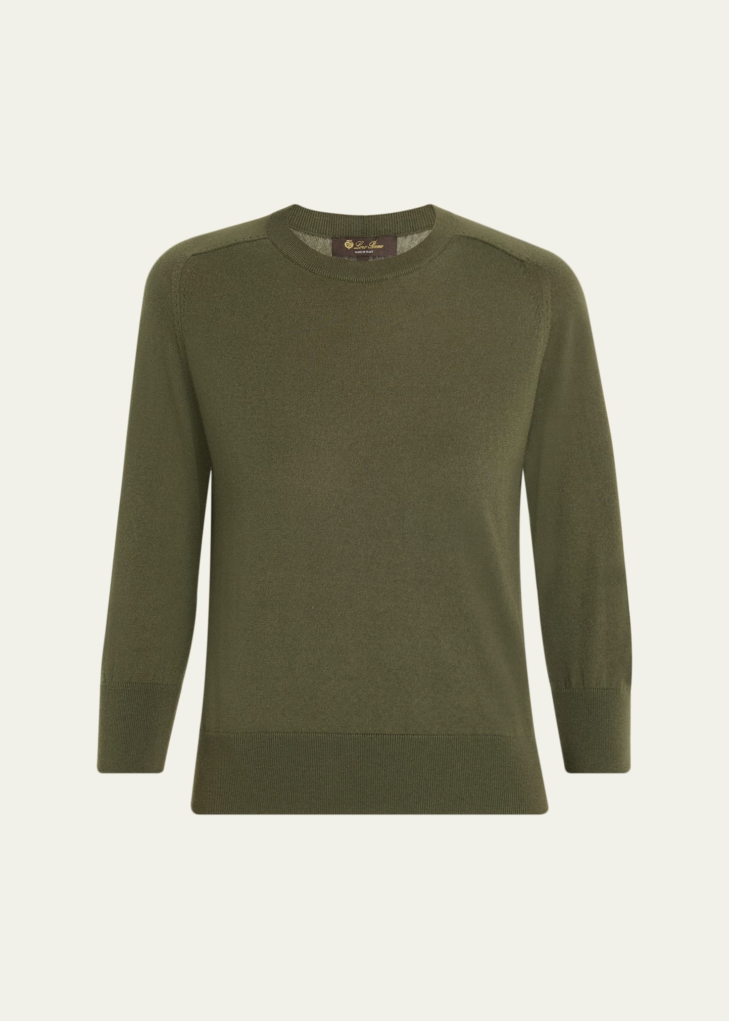 Girocollo Manica Neo Piuma Cashmere Sweater - 1