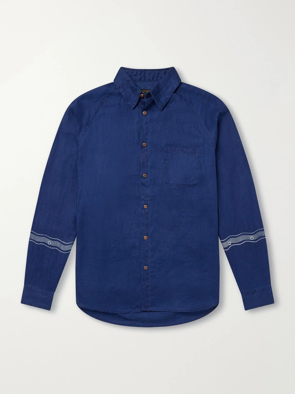 Printed Linen Shirt - 1