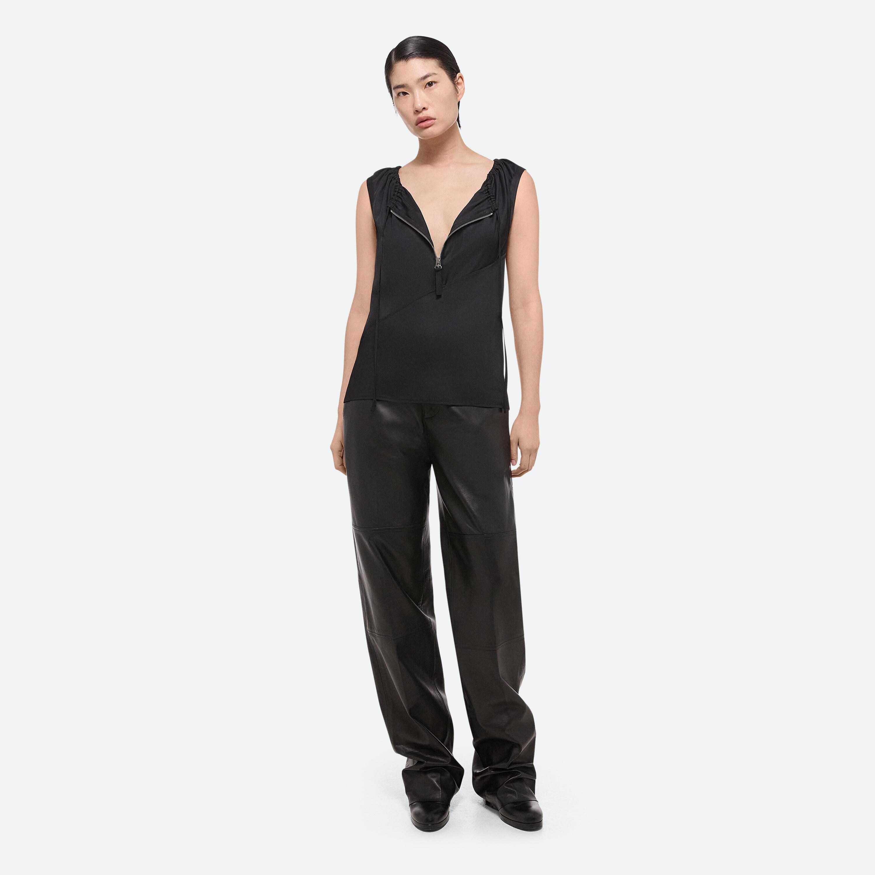 DRAWSTRING SLEEVELESS TOP - 8