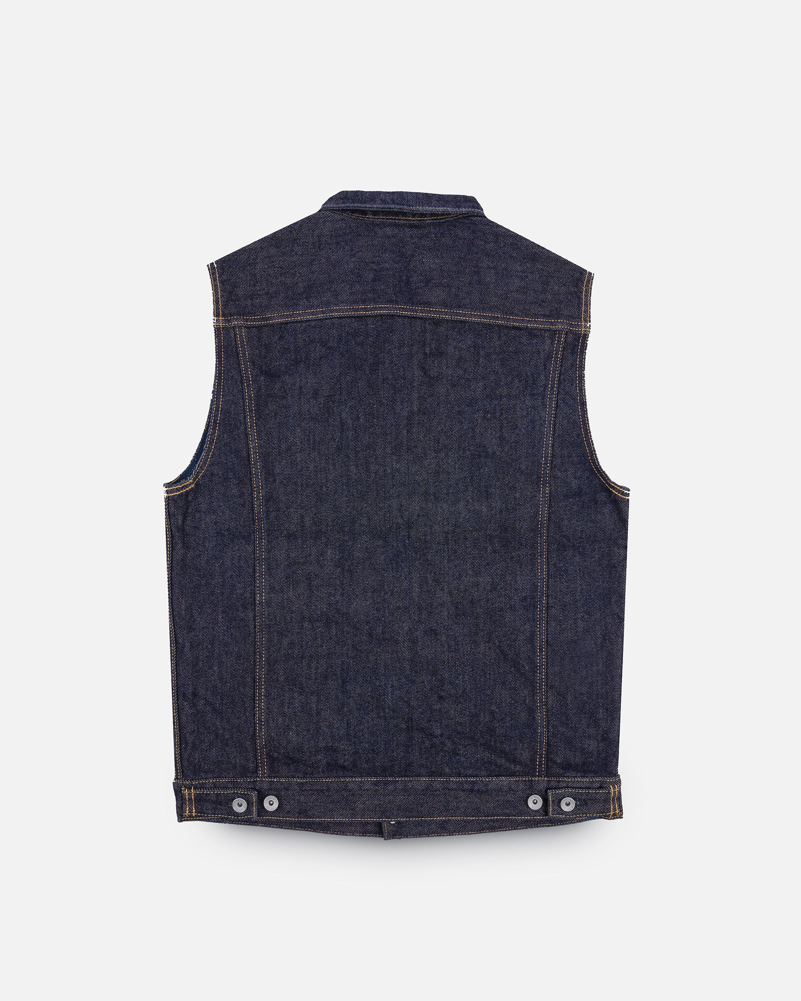IH-526SV 21oz Selvedge Denim Modified Type III Vest - Indigo - 5