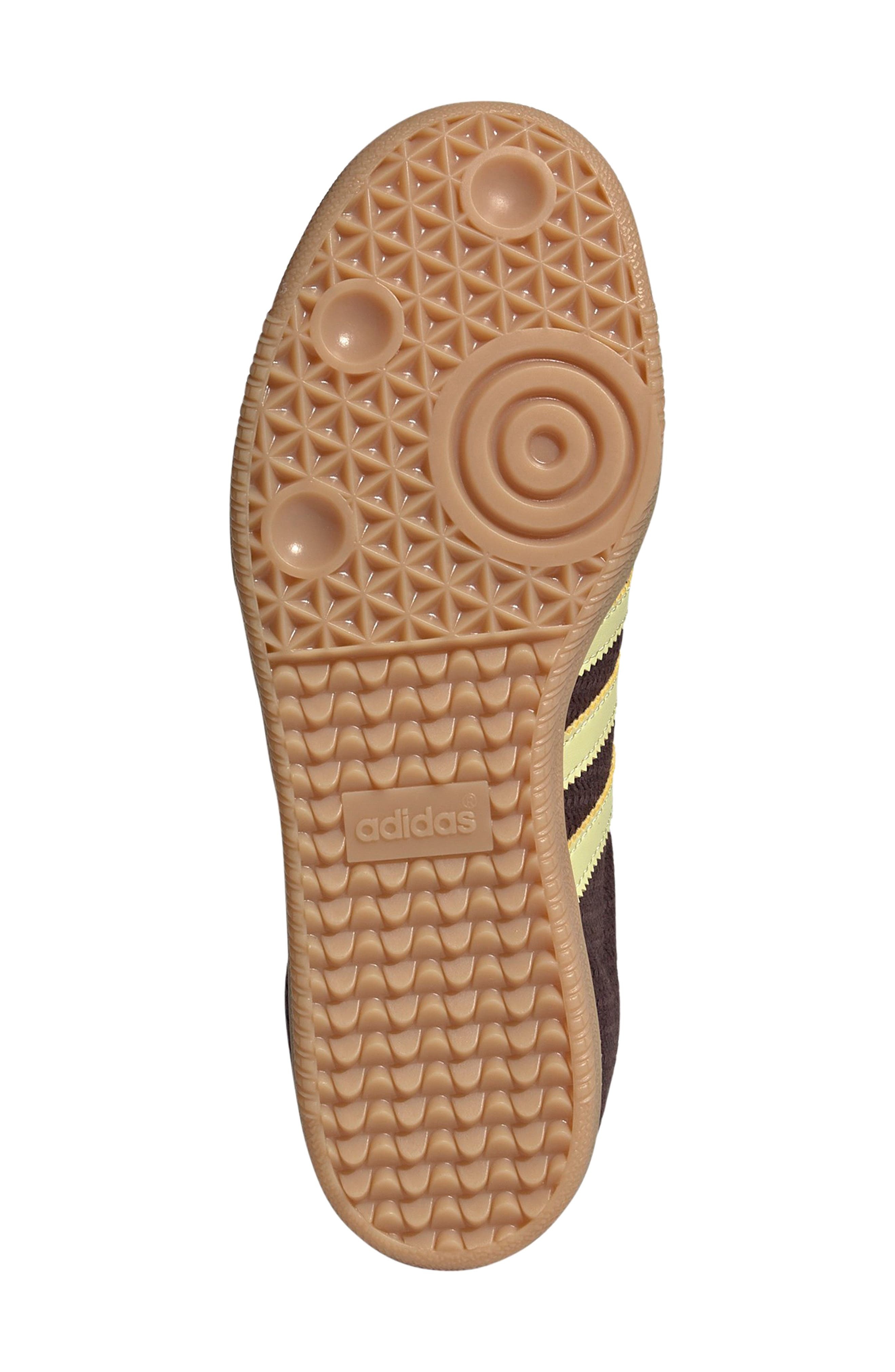 adidas Samba OG Sneaker in Brown/Powder Yellow/Gum at Nordstrom - 5