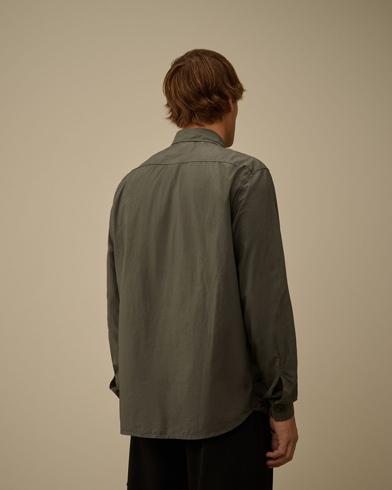 Popeline Longsleeve Button Shirt 4