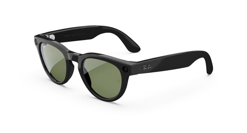 Ray-Ban Ray-Ban Meta Headliner (Gen 2) Shiny Black Green Lenses outlook