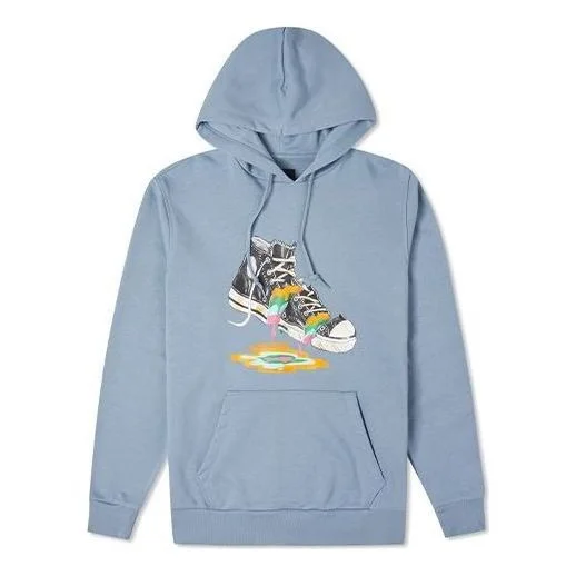 Converse Paint Drip Graphic Pullover Hoodie 'Vintage Blue' 10022937-A03 - 1