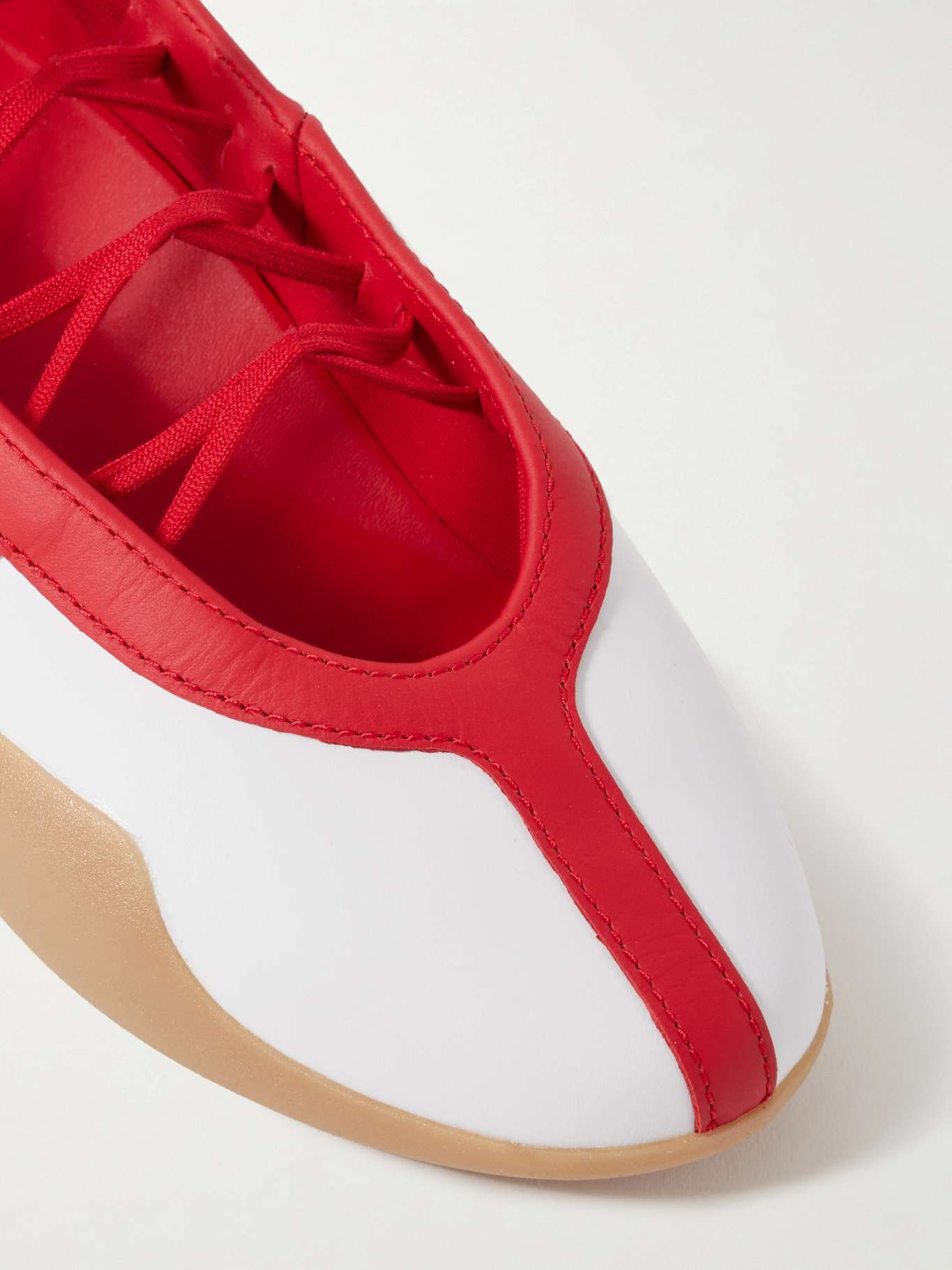 Taekwondo Mei Ballet leather sneakers Red - 4