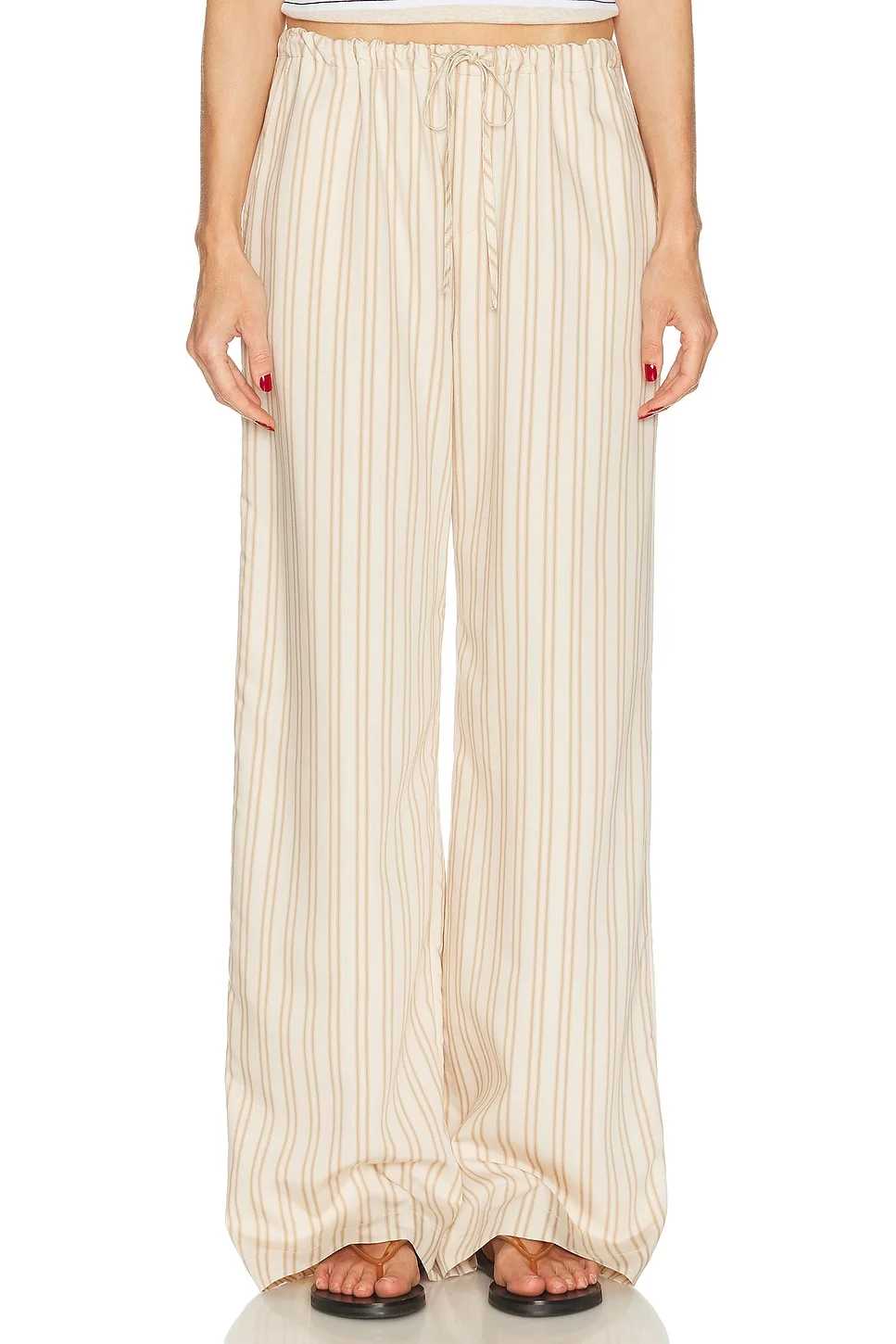 Gemma Stripe Pull On Pant - 1