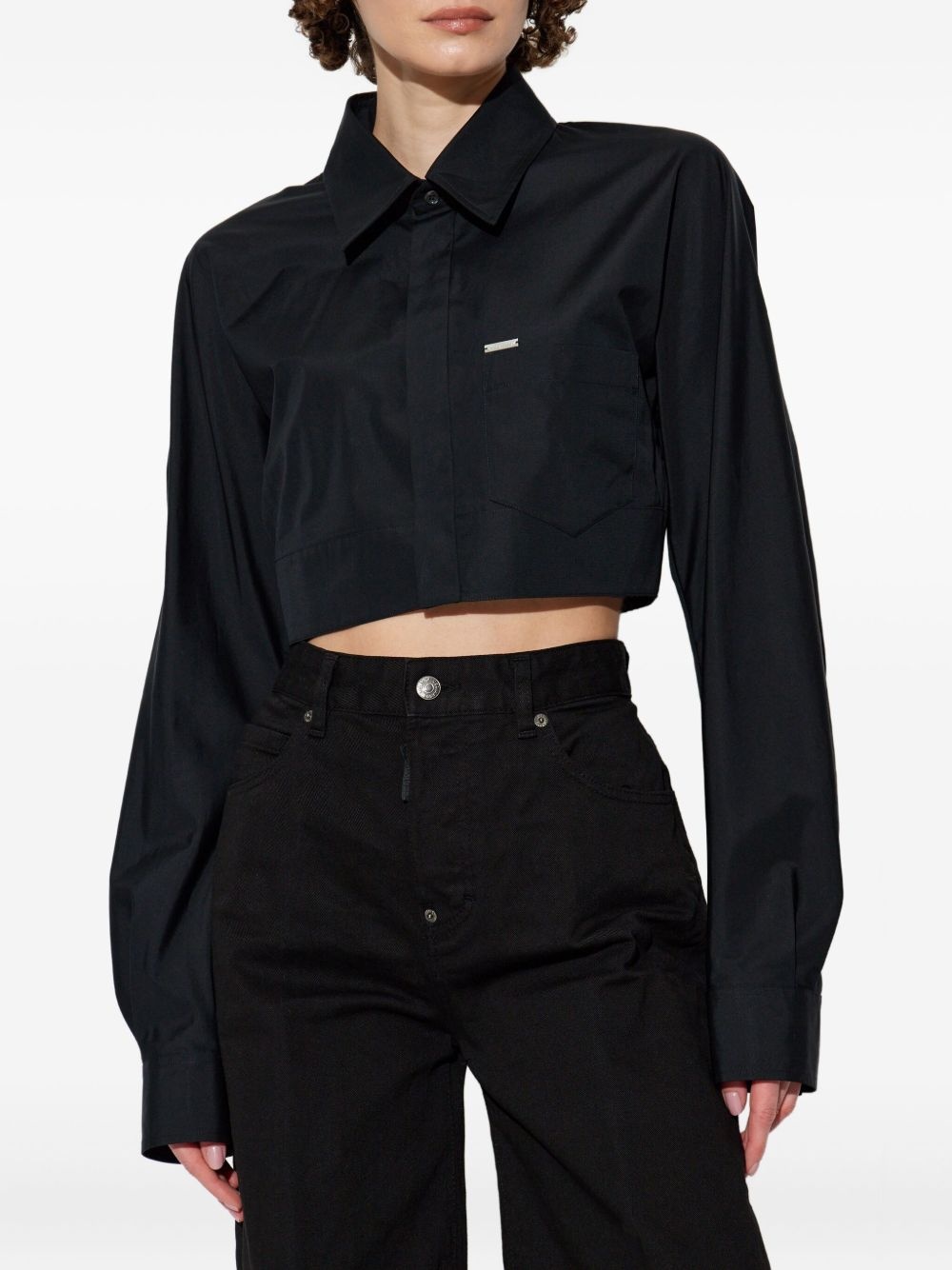 cropped shirt - 3