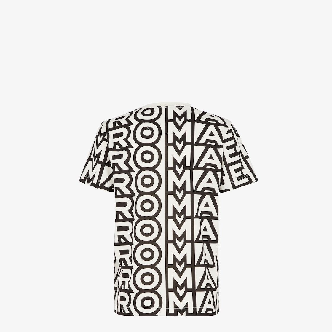 Two-tone cotton Fendi Roma Capsule T-shirt - 2