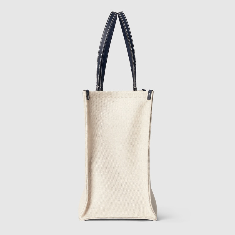 Medium tote bag with Gucci print 7