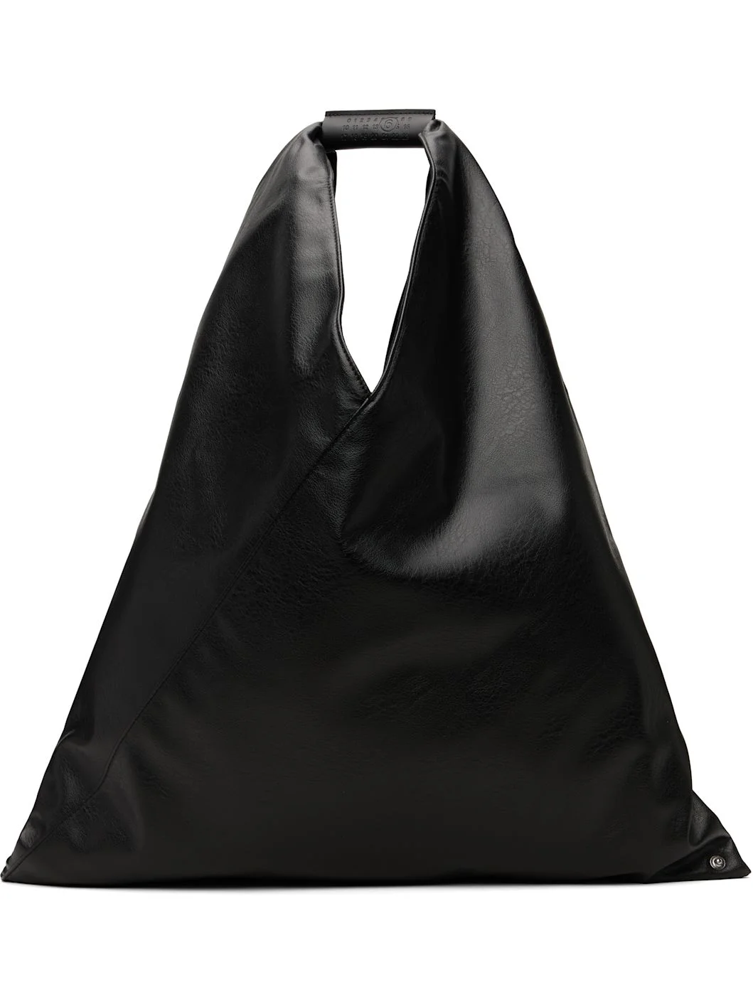 Black Classic Triangle Tote - 1
