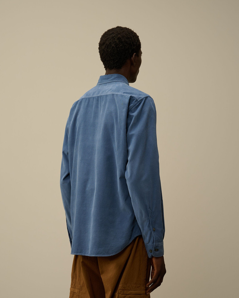 Corduroy Single Pocket Shirt 3