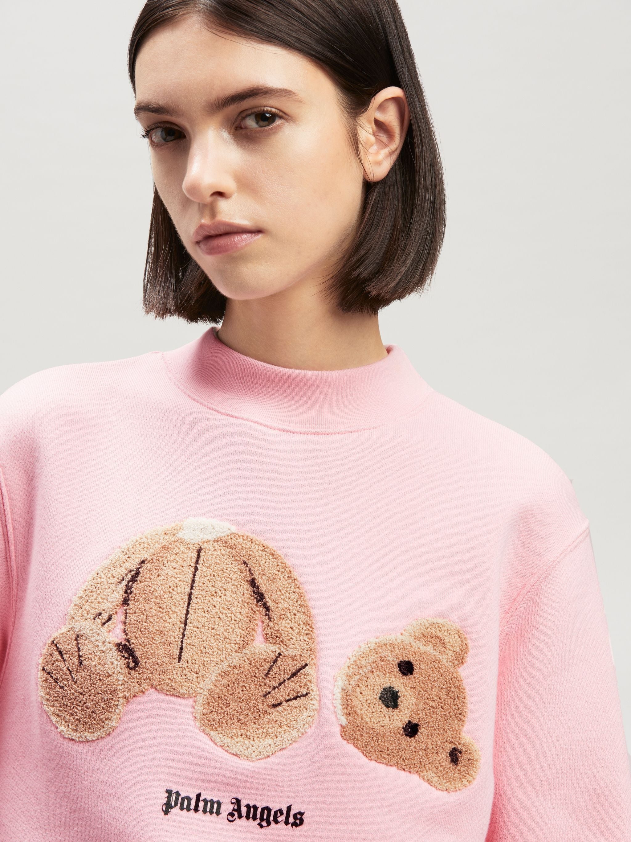 PALM BEAR FITTED CREW SWEATSHIRT - 6