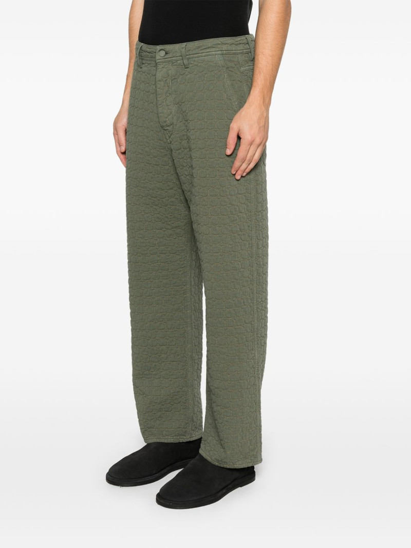 circle-quilted trousers 3