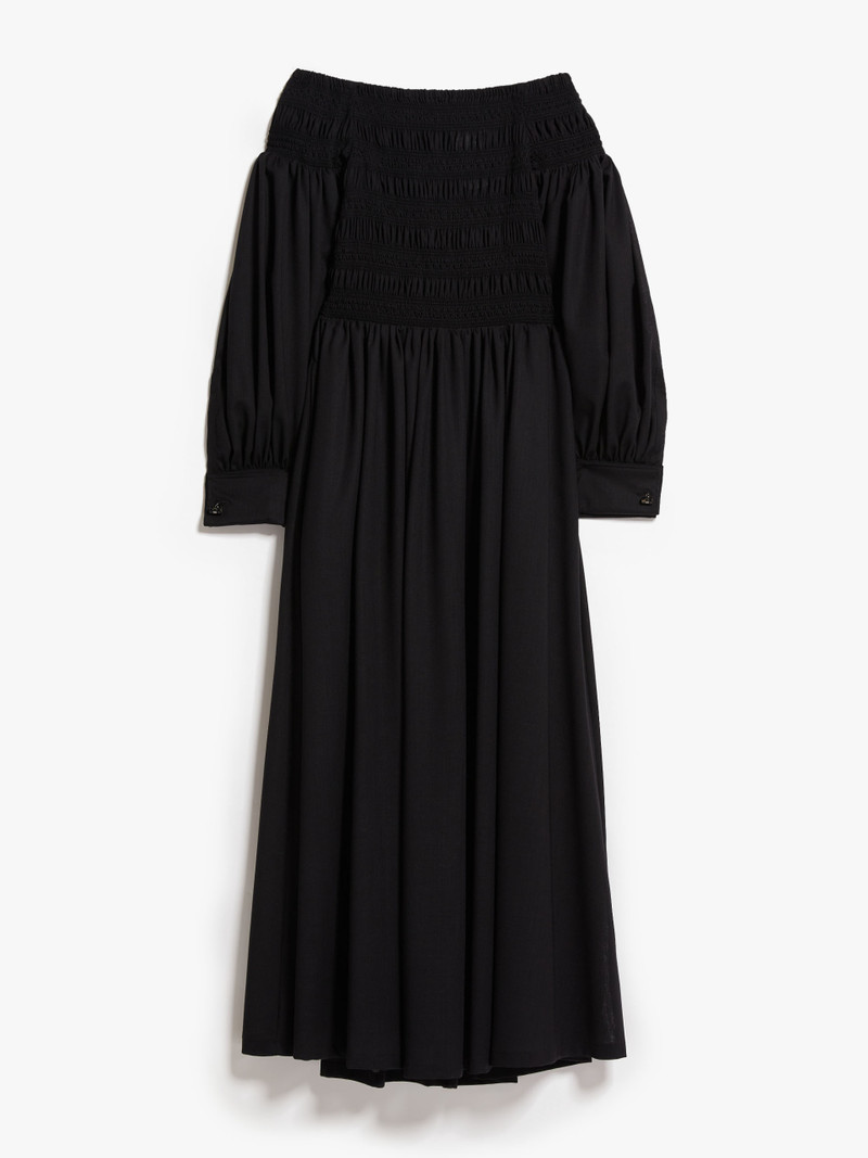 MANU Off the shoulder wool dress 1