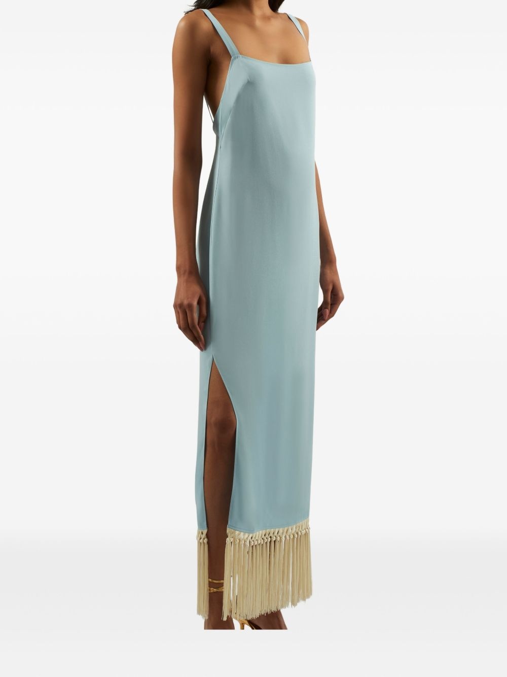 Palermo fringe-detail midi dress - 3