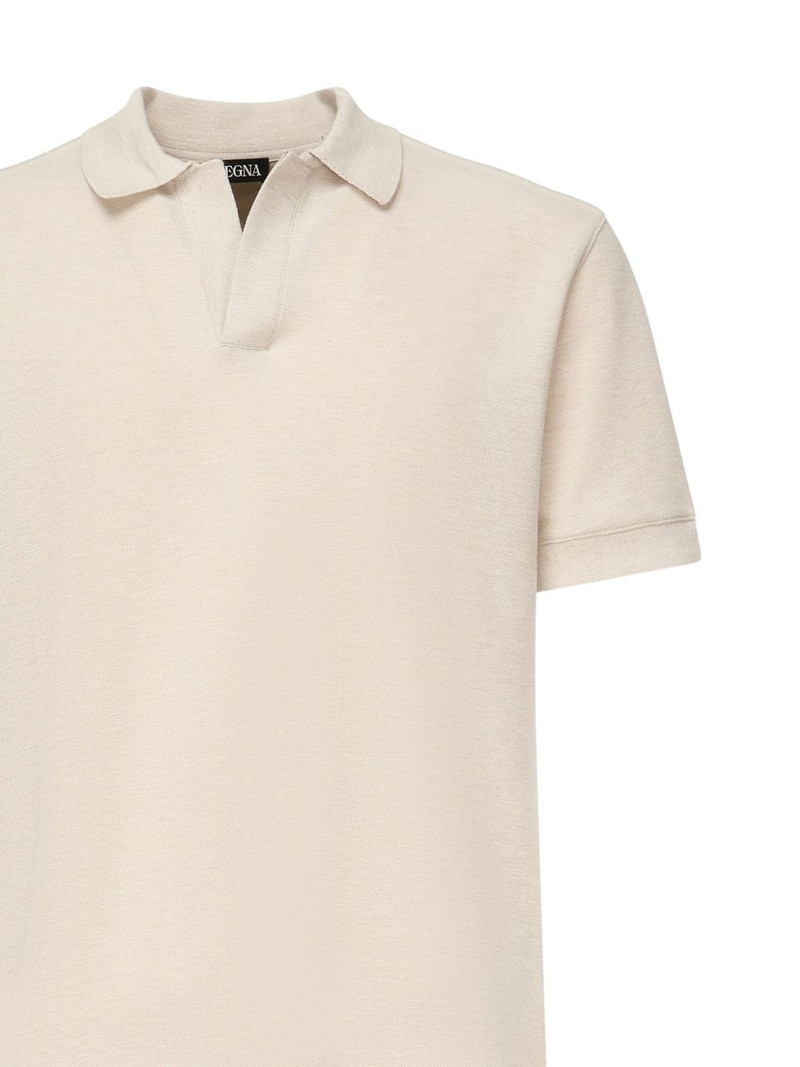 v-neck short-sleeve polo shirt 1