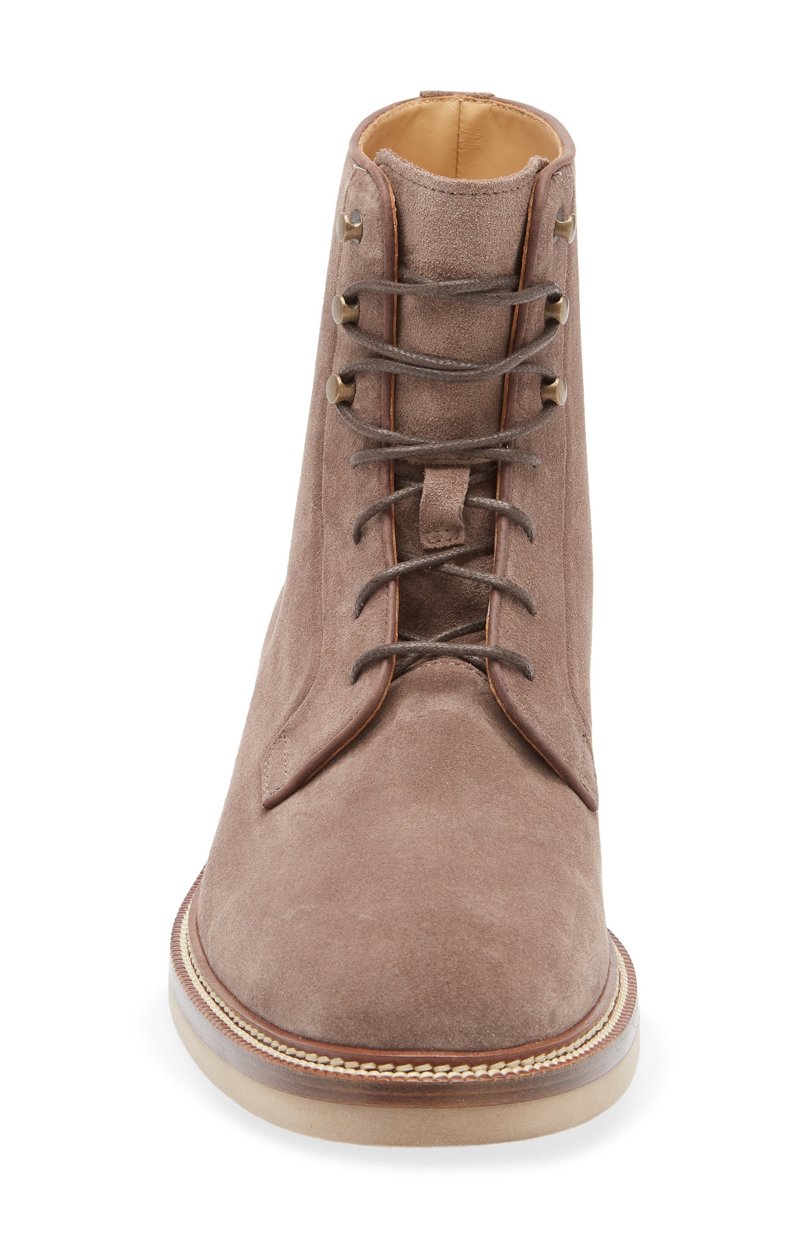 Brunello Cucinelli Lace-Up Boot in C2637 Bisonte at Nordstrom - 4