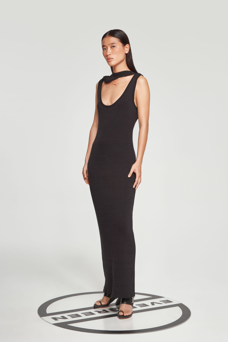 Classic Triple Collar Knit Tank Dress 5