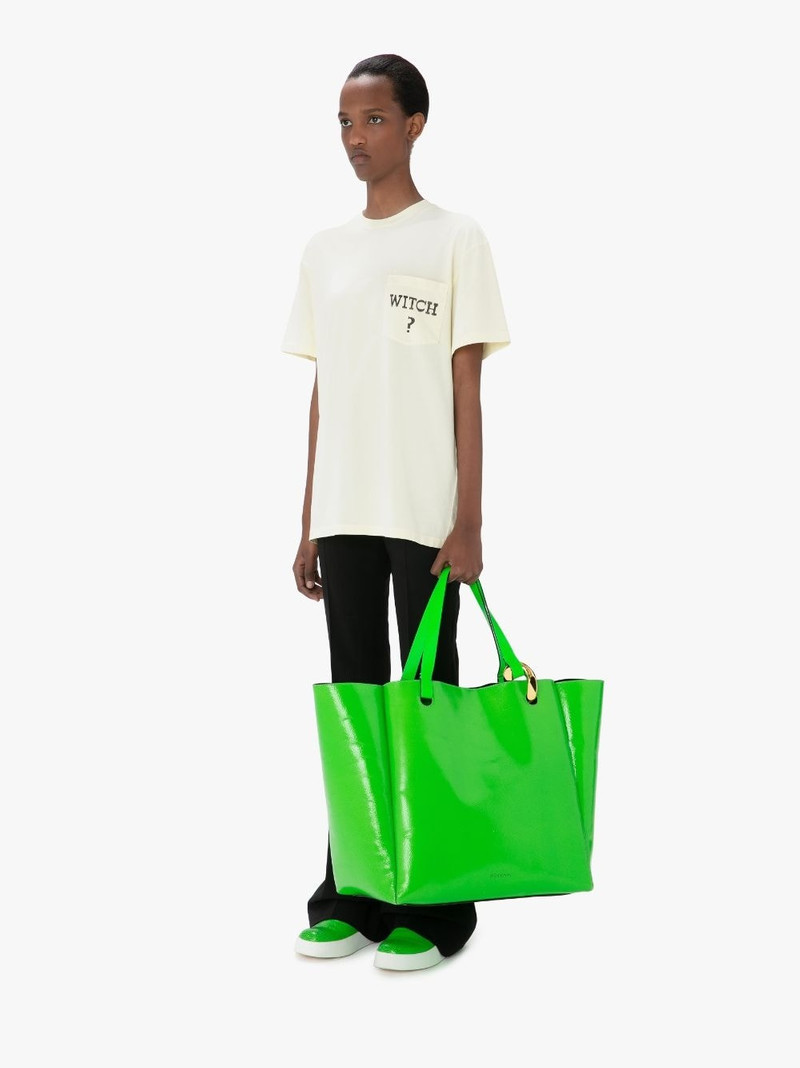 LARGE JWA CORNER TOTE - LEATHER TOTE BAG 5