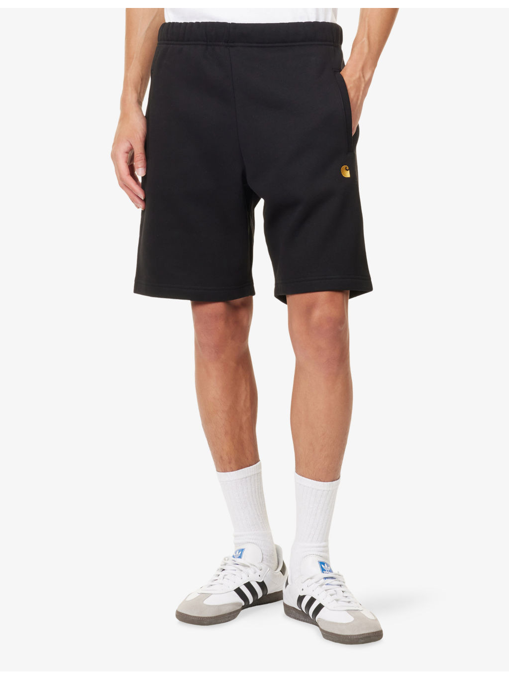Logo-Embroidered Relaxed-Fit Cotton Sweat Shorts - 3