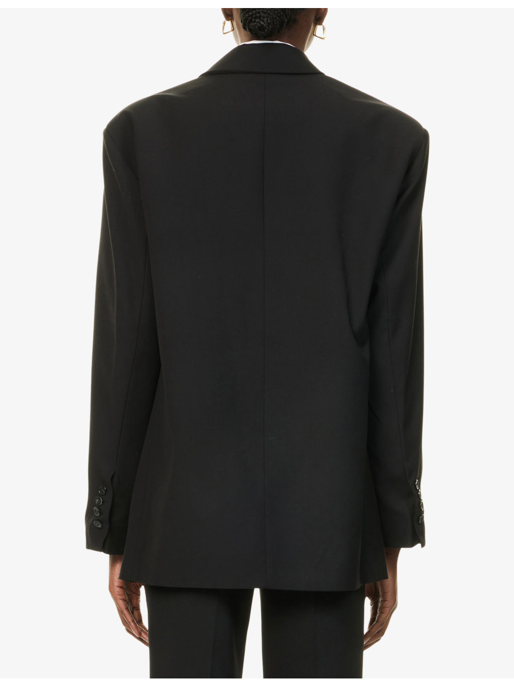 Gelso Oversized Woven Blazer - 4