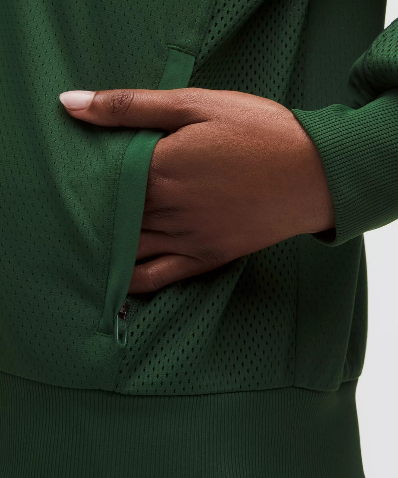 Women's Engineered Knit Mesh Tennis Jacket 5
