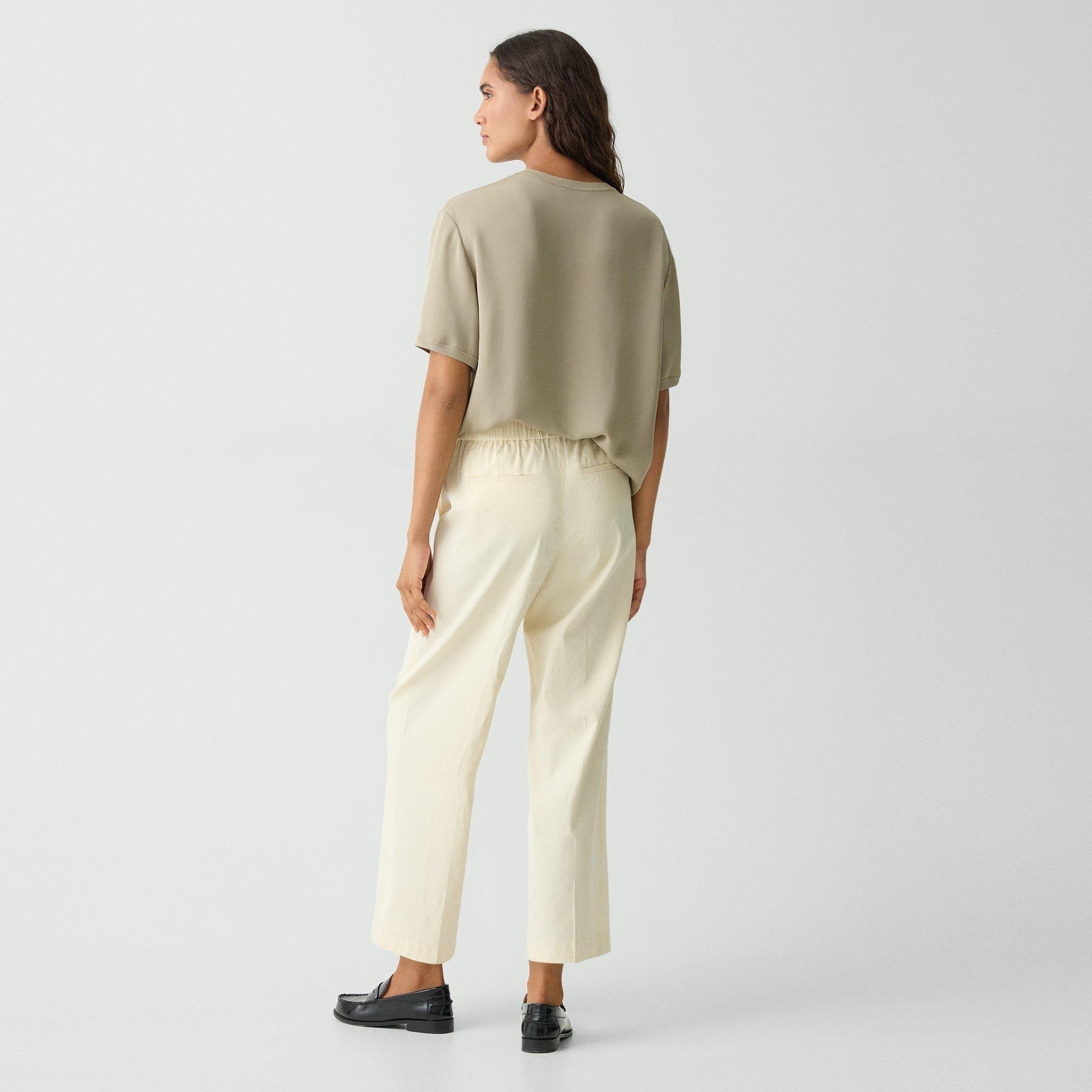Relaxed Pull-On Pant in Good Linen - 4