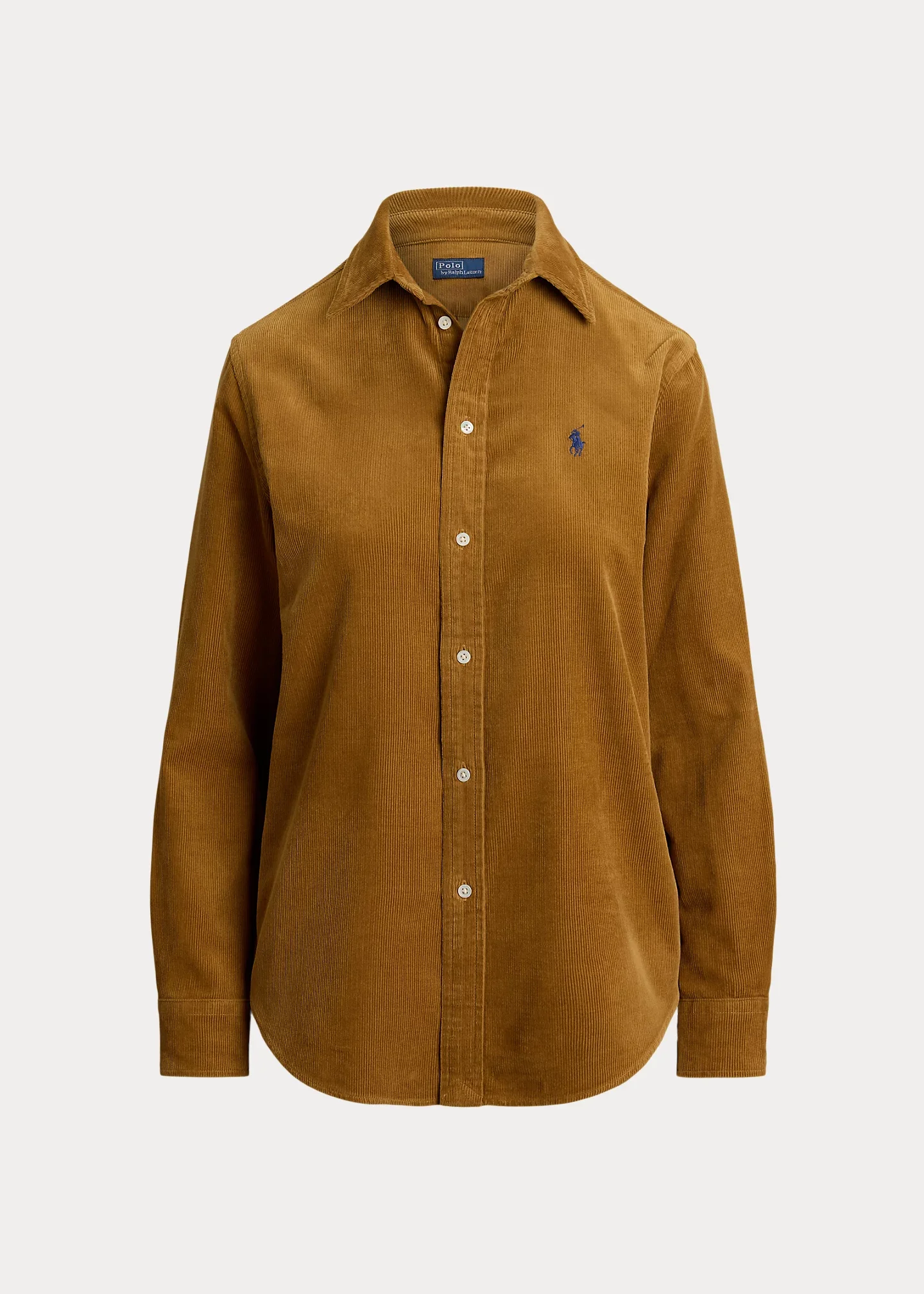 Classic Fit Cotton Corduroy Shirt - 1