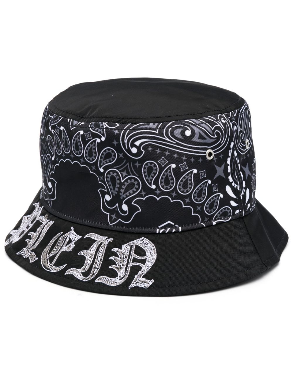 bandana-print bucket hat - 1
